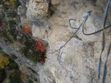 Les Vires des Gorges d'Agnielles: La monte vue du dessus