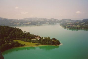 La Tte de Cheval: Vu du lac d'Aiguebellette