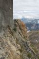 Le Panoramic: Vers l'arrive des voies d'escalade et les rappels
