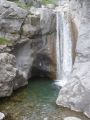 Via ferrata de Rouanne: la cascade du torrent Jas Cerisier