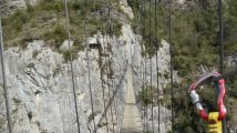 Les Canyons de Lantosque: La passerelle