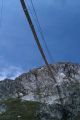 La falaise des Bourtes: La passerelle du Mont Blanc