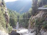 La cascade du Vallon de Brard: A view back down the gorge to see where we have come from
