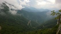Chironne: la vue sur le col