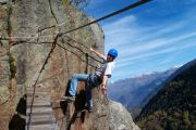 La Chal: D�but de la passerelle