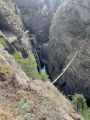 Le Belv�d�re: Vue avant passage sur la passerelle aval du barrage EDF septembre 2023