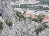 Colline Saint-Jacques: Le gars en blanc est au retour de la facile