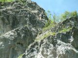 Les grosses pierres: Fin des difficult�s et donc de la via apr�s ce 5i�me d�vers