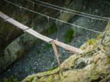 Les lacs Roberts: la passerelle est en mauvais �tat 