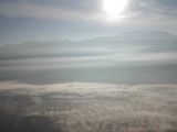 Le grand di�dre: Belledonne, parapente, nuages.
