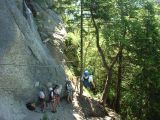 Le Nant de Rossane: La tyrolienne