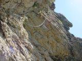 Les Betti�res: Descente apr�s le pont de singe (vue d'en bas)