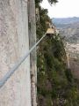 Rocher du Saint-Julien: vue sur la plate-forme d'arriv�e de la tyro