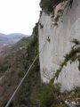 Rocher du Saint-Julien: vue sur la plate-forme de d�part depuis l'arriv�e