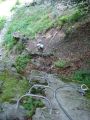 Rando-ferrata de la source de la Moselle: premier bloc dans la 2�me partie