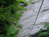 Siala: Vue depuis le pont nepalais sur le parcours inferieur