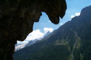 Les mines du Grand Cl�t: Vue sur la Meije