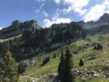 La cord�e des dahuts: Vue du parcours