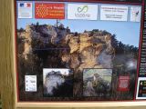 Roqueprins: Panneau d'information au d�part de la via