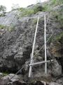 La Roche au Dade: Pour fermer la section on retire l'�chelle.
