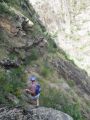 Le voile de la mari�e (cascade de la Pisse): sentier cabl� retour