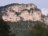 Boffi: La rocher de boffi vu du camping St Lambert