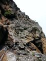 Les rochers de la Miramande: 06 1ere verticalit� noire