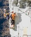 Via ferrata du Mont: Sophie et Fred de la Team B.A.R