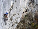 La grotte � Carret: apres le surplomb