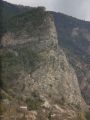 Falaise de Meichira: Vue globale de la falaise