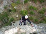 Tapoul: Sortie de la tyrolienne (decrochage de la poulie compliqu�)