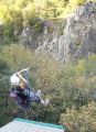 Le Pont du Diable: Note de pr�vention : on ne laisse pas les mains nues sur le cable pendant la descente !!