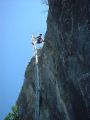 La Roche � l'Agathe: Le grand �cart en haut de l'�chelle