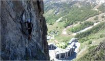 Les plates de la Daille: Au premier tiers, une travers�e a�rienne qui ravira les amateurs de gaz