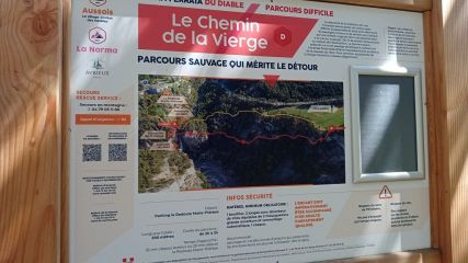 Le chemin de la vierge