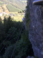 La Cascade des Nants:  SECTEUR DU CH�TELARD D+