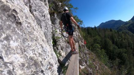 Le Ch�telard: via ferrata du ch�telard