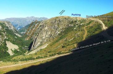 Les gorges de Sarenne: vue g�n�rale du site et sa description.