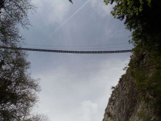 Les canyons de Lantosque: La remont�e vers la passerelle