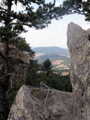 Puy des Juscles: Vue du haut de la via
