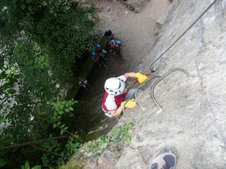 Pont Napol�on: depart vertical