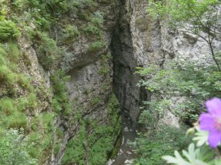 Les �troits : voie Vertigo: les gorges