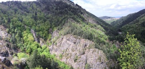 Le Gouffre d'Enfer: vu panoramique de la via Ferrata