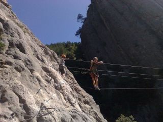 Les demoiselles du Castagnet: Le pont de l'Himalaya.