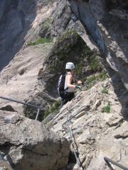 Les plates de la Daille: la descente