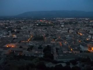 Colline Saint-Jacques: Vue nocturne sur cavaillon