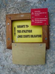 La via ferrata de la Roche du Mont: Extension TD+