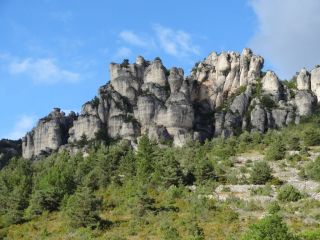 La via ferrata de Liaucous: Les rochers de la via sont incroyable !