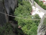 La via ferrata de la Roche au Dade: Dpart vu d'en haut