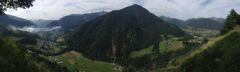 La Tte de llphant: Vue panoramique depuis le sommet de la via